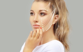 face lifting with thread lifts nonsurgical procedure