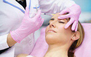 safe botox on the forehead